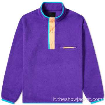 Pullover Sherpa Fleece Giacche personalizzate all&#39;ingrosso